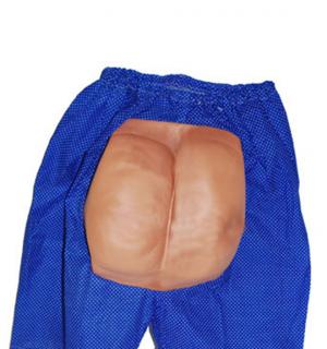 Short bleu avec fesses