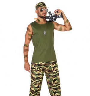 Tenue militaire soldat homme taille L/XL