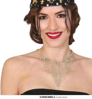 Collier années 20 rivière de diamants