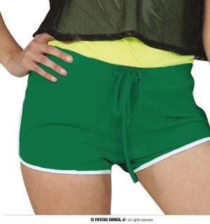Mini short vert années 80
