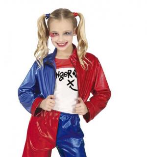Fille dangereuse rouge bleue taille 10/12 ans