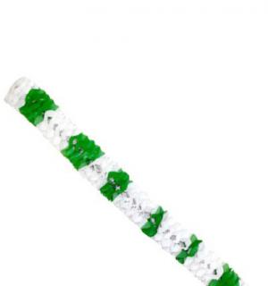 Guirlande St Patrick vert/blanc