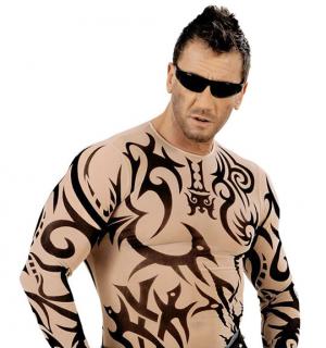 Tee shirt tatoo tribal homme
