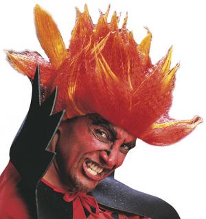 Perruque diable luxe