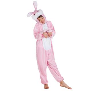 Lapin rose enfant taille 4/5 ans