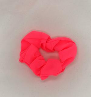 Chouchou rose fluo UV