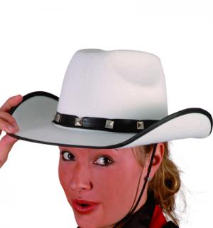 Chapeau cowboy blanc