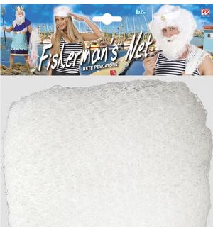 Filet de pêche blanc 6x2m