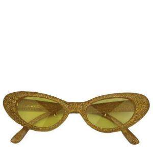 Lunettes années 50 à paillettes