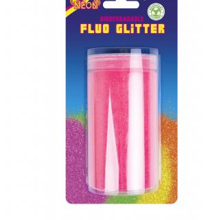 Pot de paillettes sèches biodégradables 200gr rose fluo