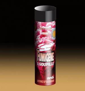 Fumigène à goupille 1mn rouge