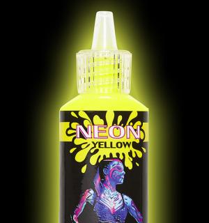Flacon maquillage jaune fluo 18g