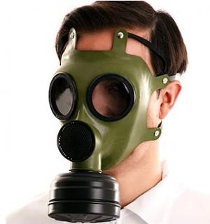 Masque à gaz réaliste latex