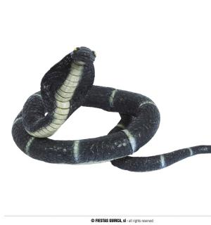 Serpent cobra en latex 180cm