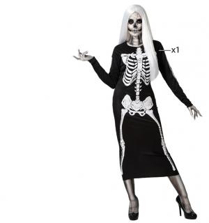 Robe longue squelette femme taille M/L