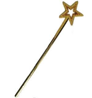 Baguette de fée strass or