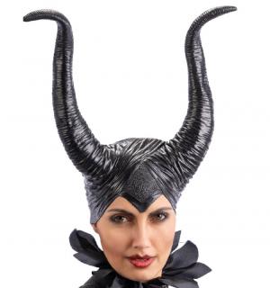 Coiffe sorcière Maléfique en latex