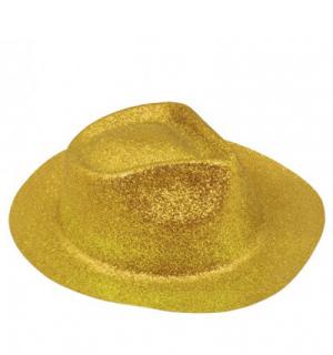 Borsalino paillettes couleur or