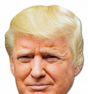 Masque carton Donald Trump