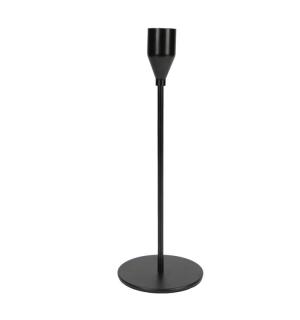 Bougeoir noir mat Halloween 22cm