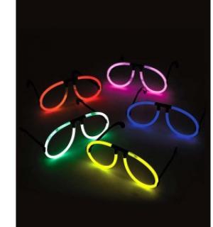 Lunettes lumineuses fluo