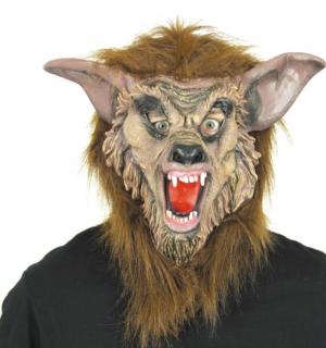 Masque loup garou marron