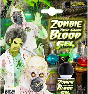 Faux sang gel vert de zombie 20ml