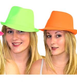 Chapeau tissu justin fluo