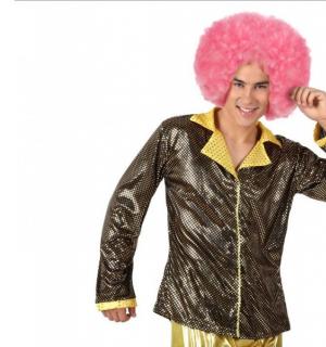 Chemise disco paillettes or taille M/L