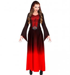 Robe rouge vampiresse gothique taille L