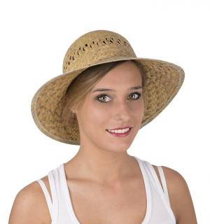 Chapeau de paille rond