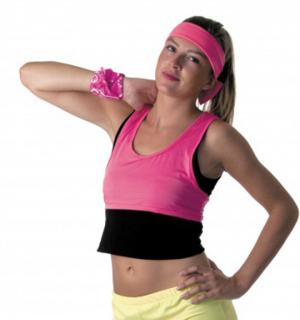 Brassière fluo rose