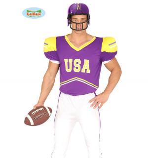 Quaterback footballeur américain taille L