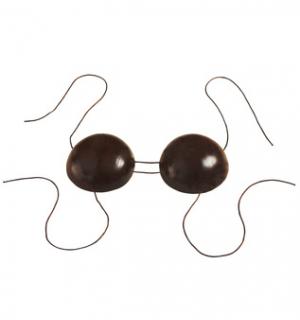 Soutien gorge noix de coco plastique