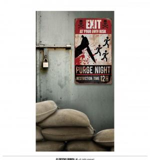Panneau nuit de la purge rigide