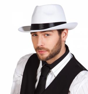 Borsalino blanc à liseret noir