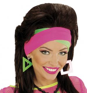 Set de 2 bandeaux de tête néon fluo
