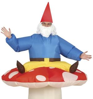Nain gonflable sur champignon taille M/L