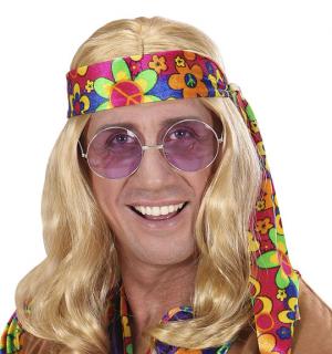 Perruque Hippie blonde