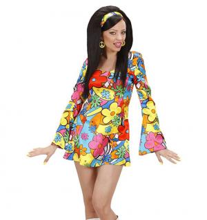 Robe disco flower power taille M