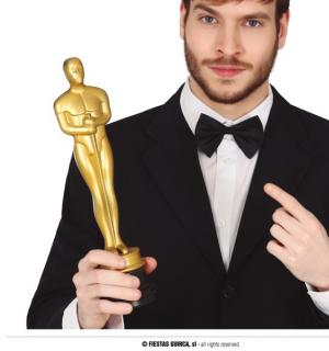 Statuette or plastique récompense cinéma