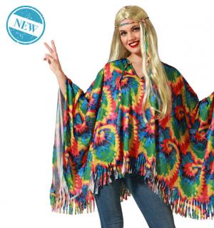 Poncho Hippie multicolore