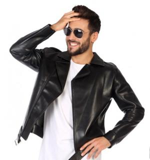 Blouson cuir rock star années 50