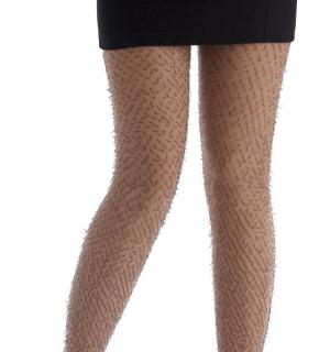 Collants chair avec poils