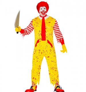 Clown fast food tueur taille L