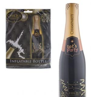 Bouteille de champagne gonflable
