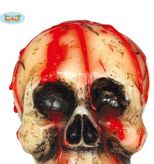 Bougie tête de mort 8.5 cm