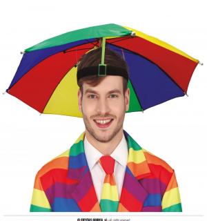 Chapeau parapluie multicolore