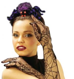 Gants toile d'araignée 52 cm taille unique