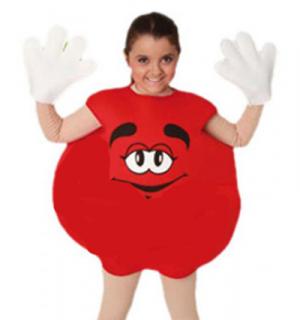 Bonbon rouge enfant M Ms
